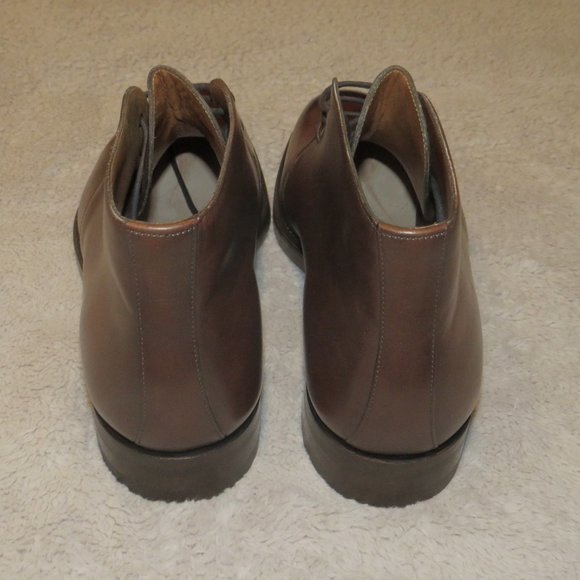 Edward Green Banbury Dark Oak Brown Leather Chukka Boots 8.5 E NWB